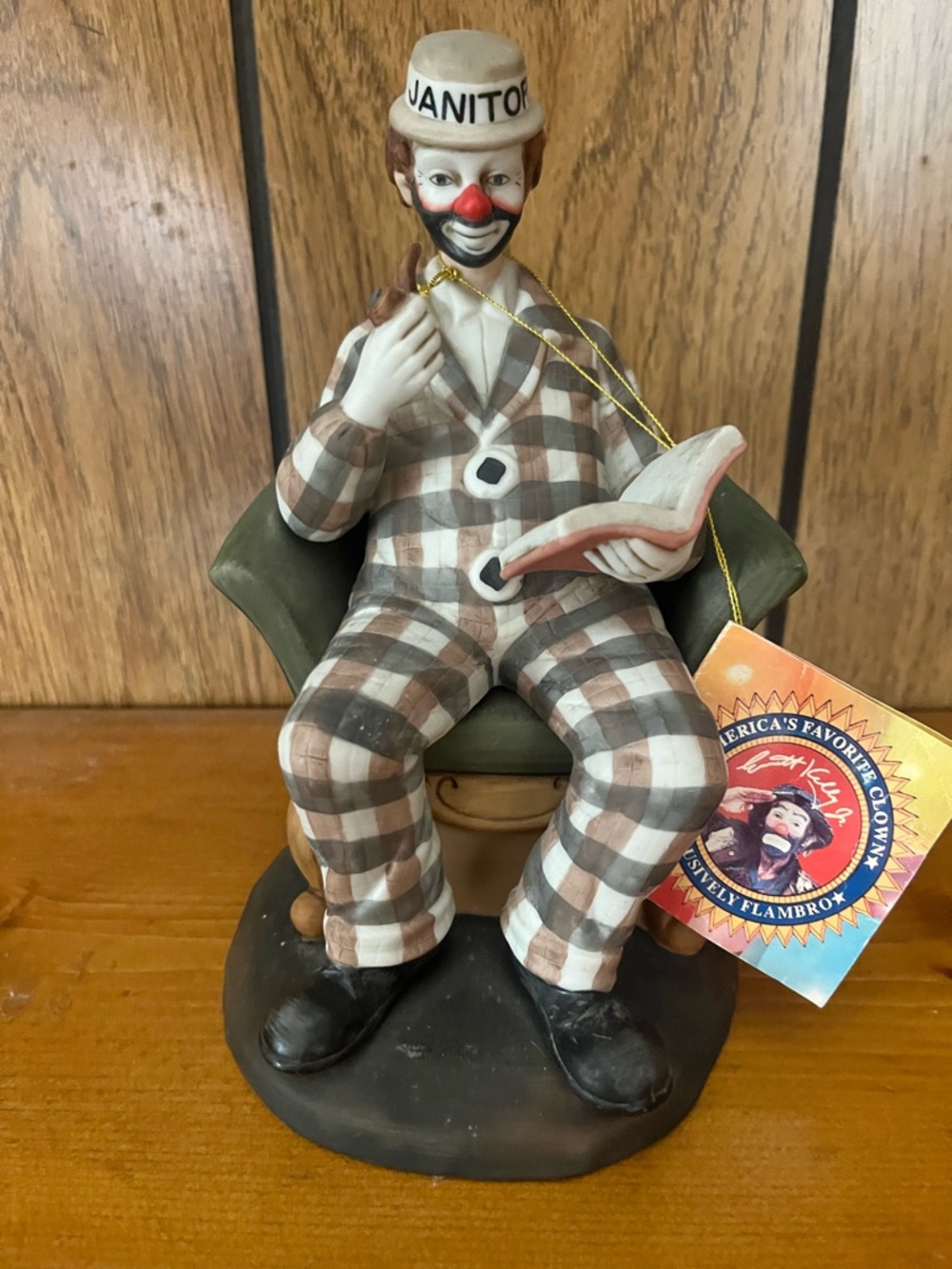Vintage Collectible Clown Figurine